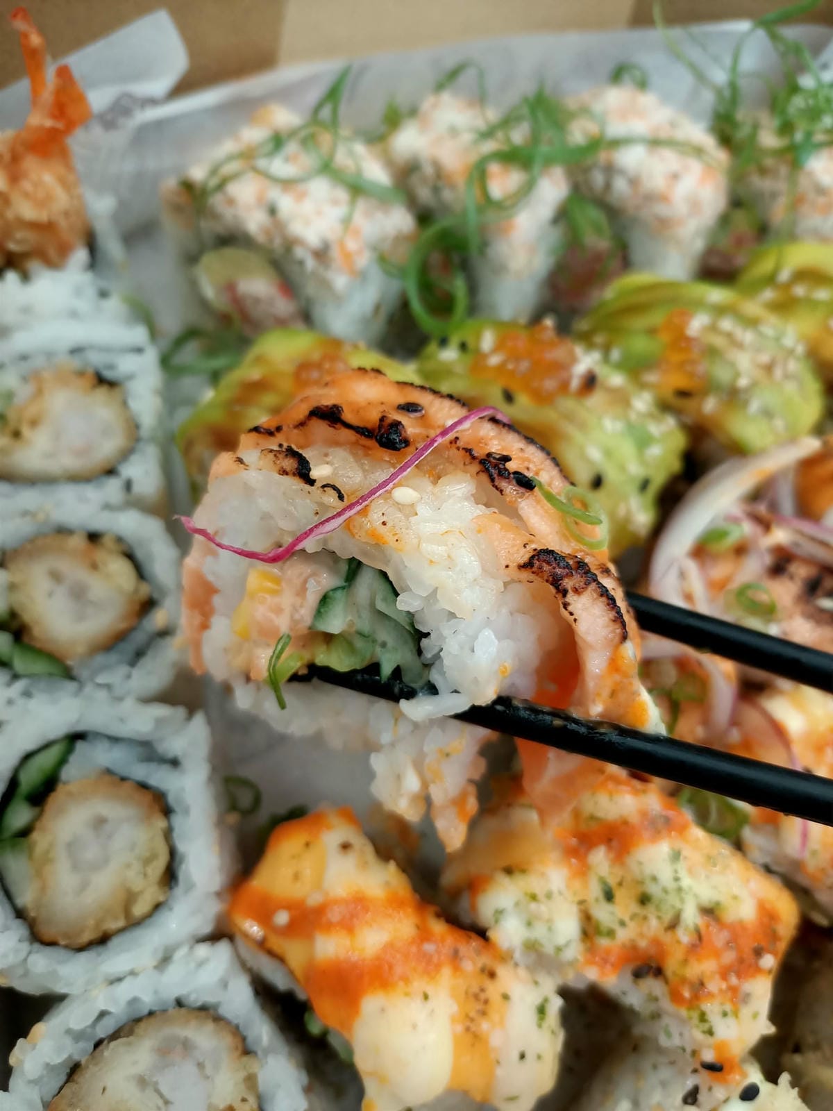 捲捲米Sushi Bar美式壽司-歡樂派對壽司餐盒(限外帶) 捲捲米Sushi Bar美式壽司-歡樂派對壽司餐盒(限外帶)