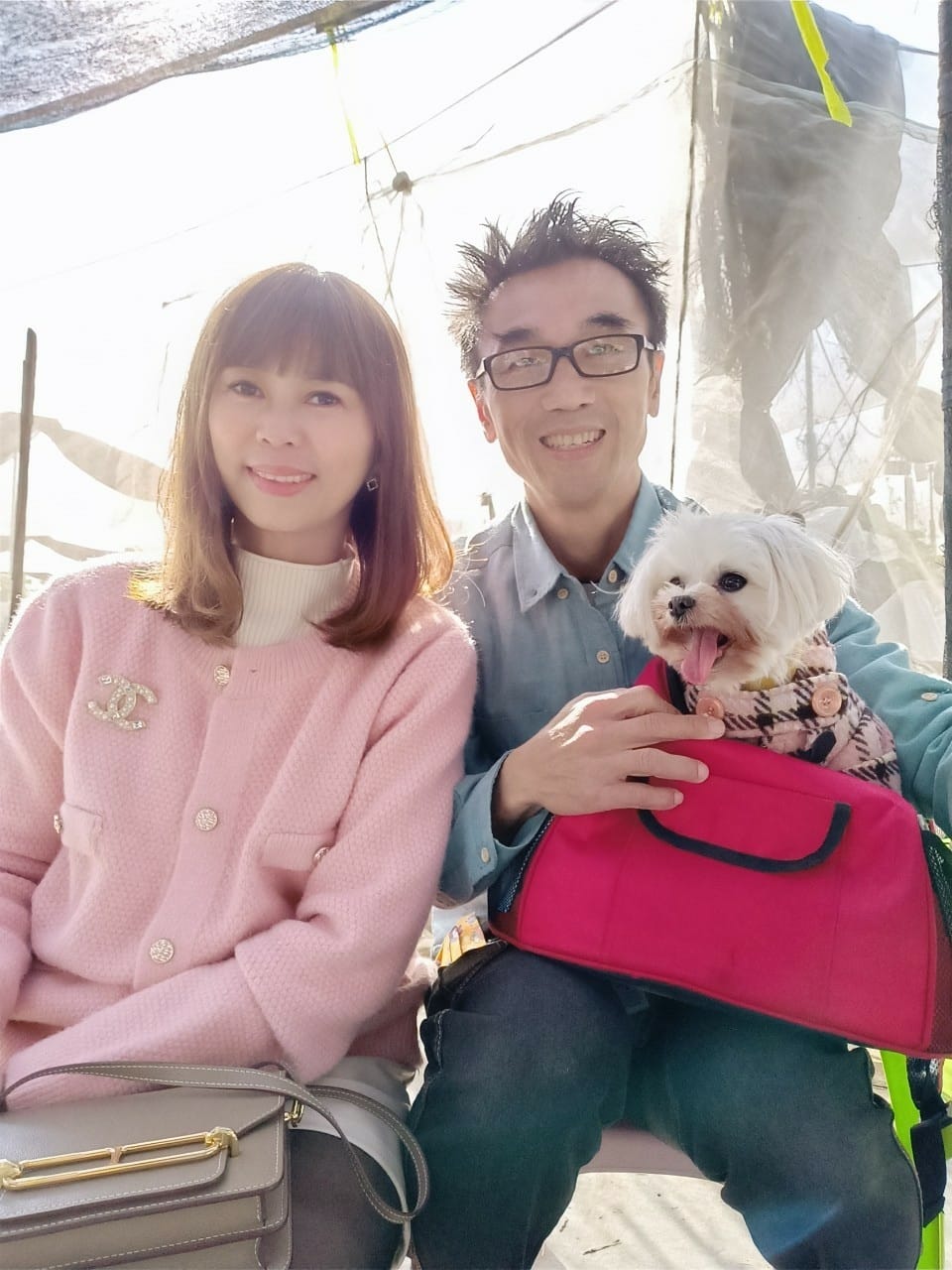 台南開心有機農場採草莓-親子同遊趣