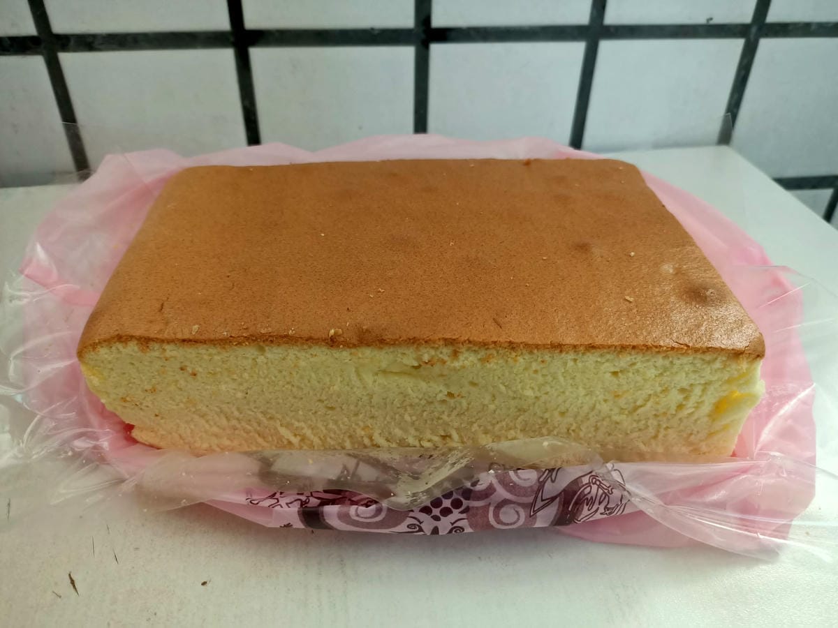 阿美現烤古早味蛋糕-麻糬也好吃