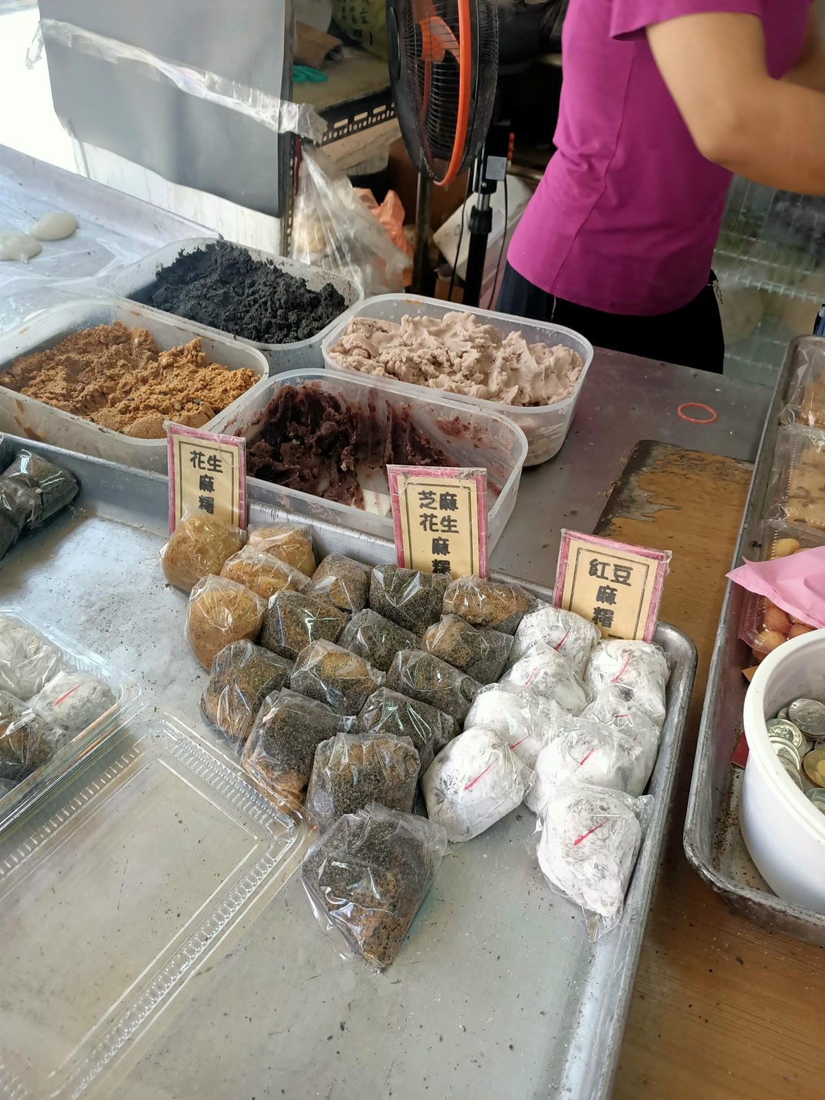 阿美現烤古早味蛋糕-麻糬也好吃