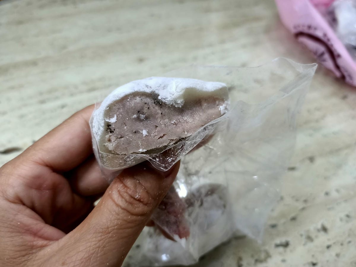 阿美現烤古早味蛋糕-麻糬也好吃