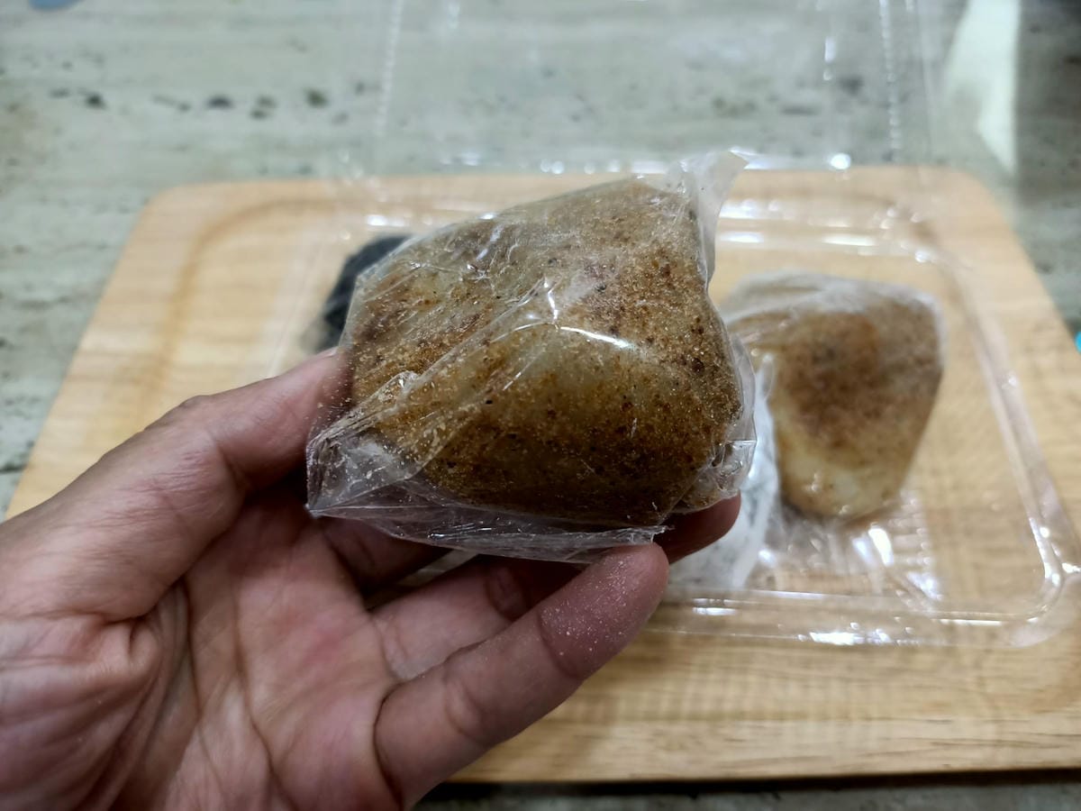 阿美現烤古早味蛋糕-麻糬也好吃