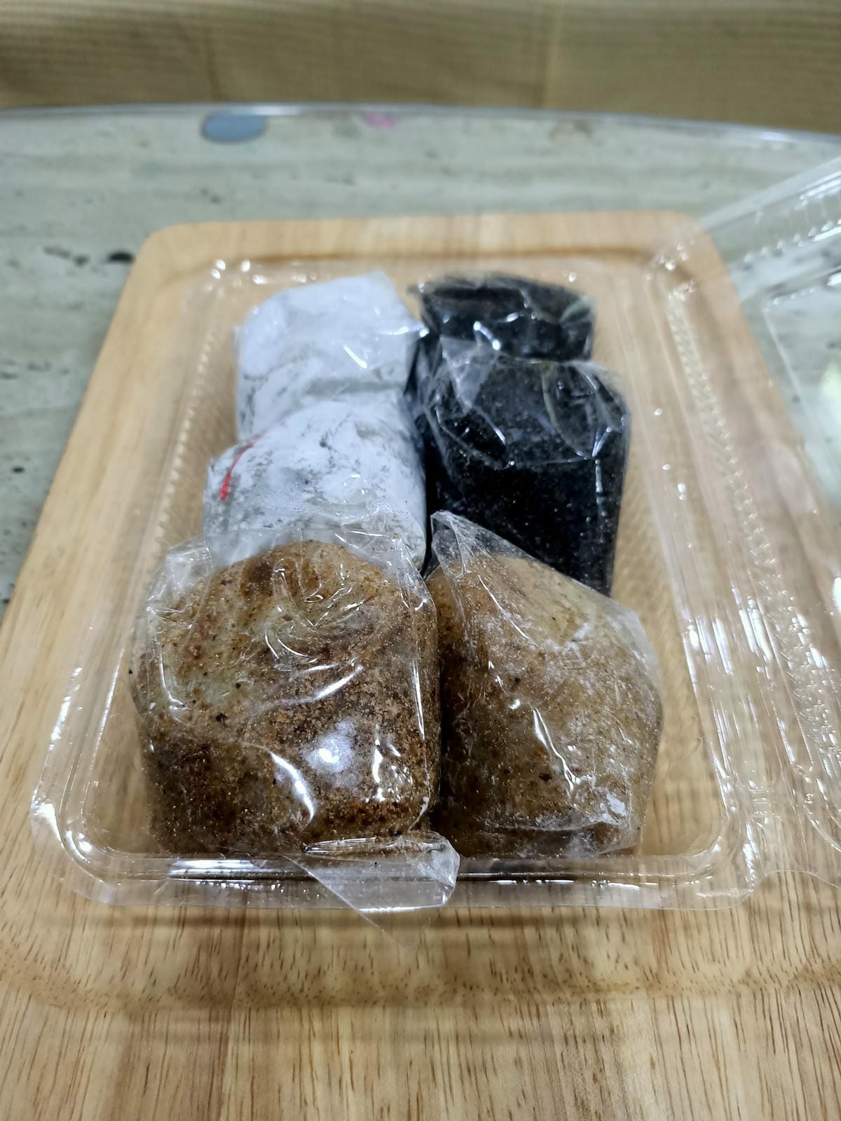 阿美現烤古早味蛋糕-麻糬也好吃