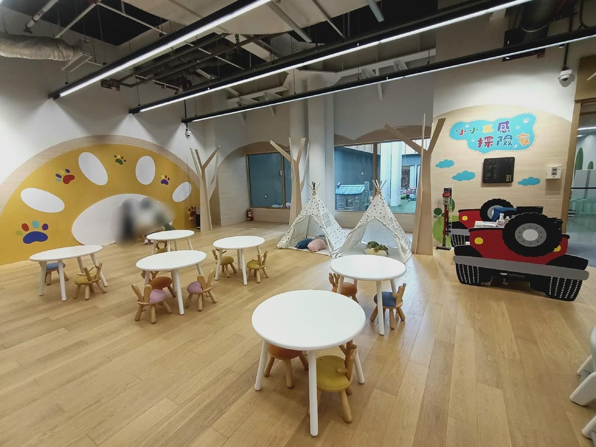 台南市立圖書館新總館-五感探索區-適合六歲以下孩童遊玩