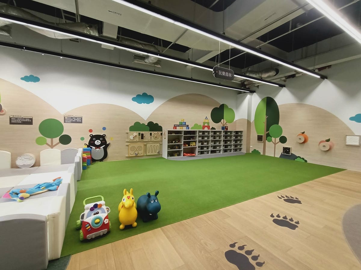 台南市立圖書館新總館-五感探索區-適合六歲以下孩童遊玩