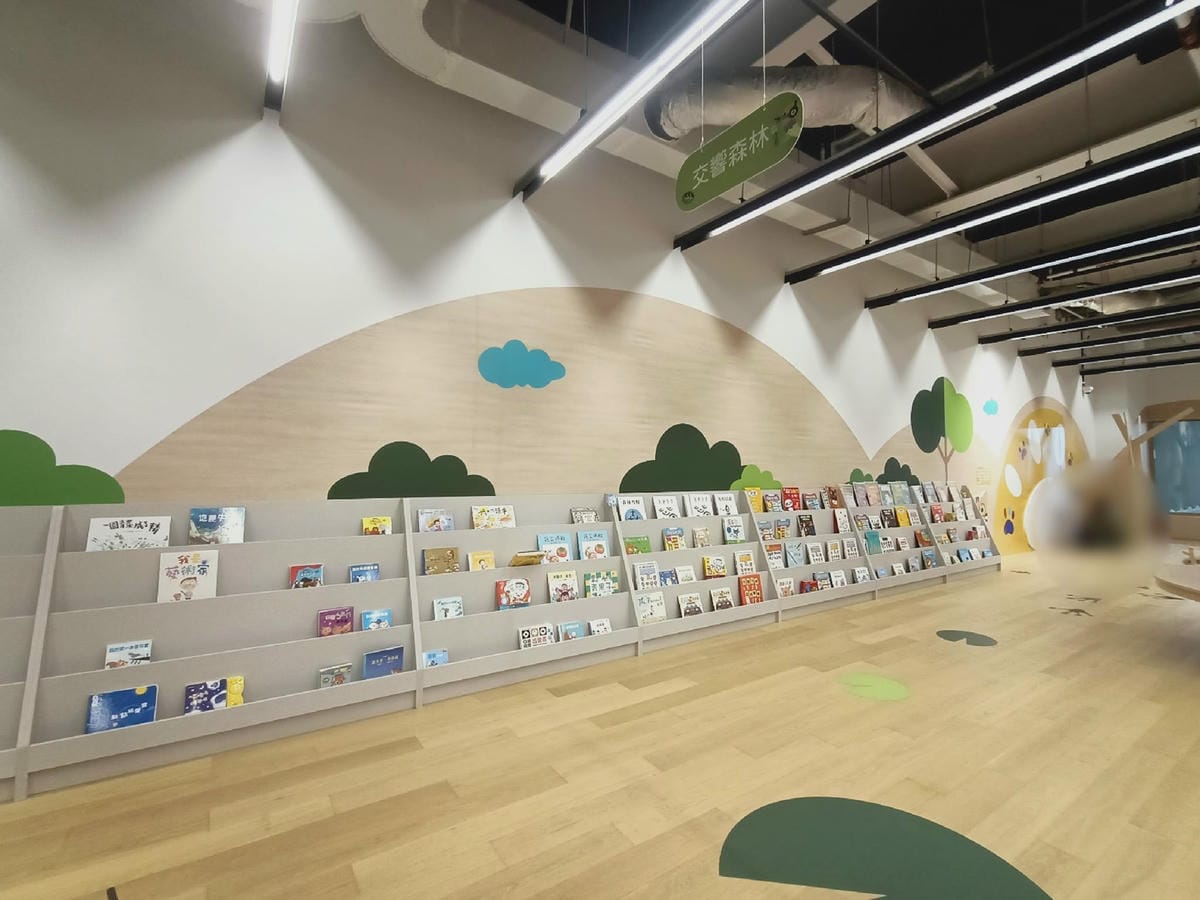 台南市立圖書館新總館-五感探索區-適合六歲以下孩童遊玩