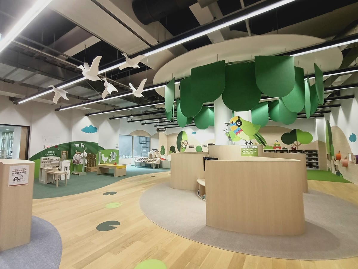 台南市立圖書館新總館-五感探索區-適合六歲以下孩童遊玩