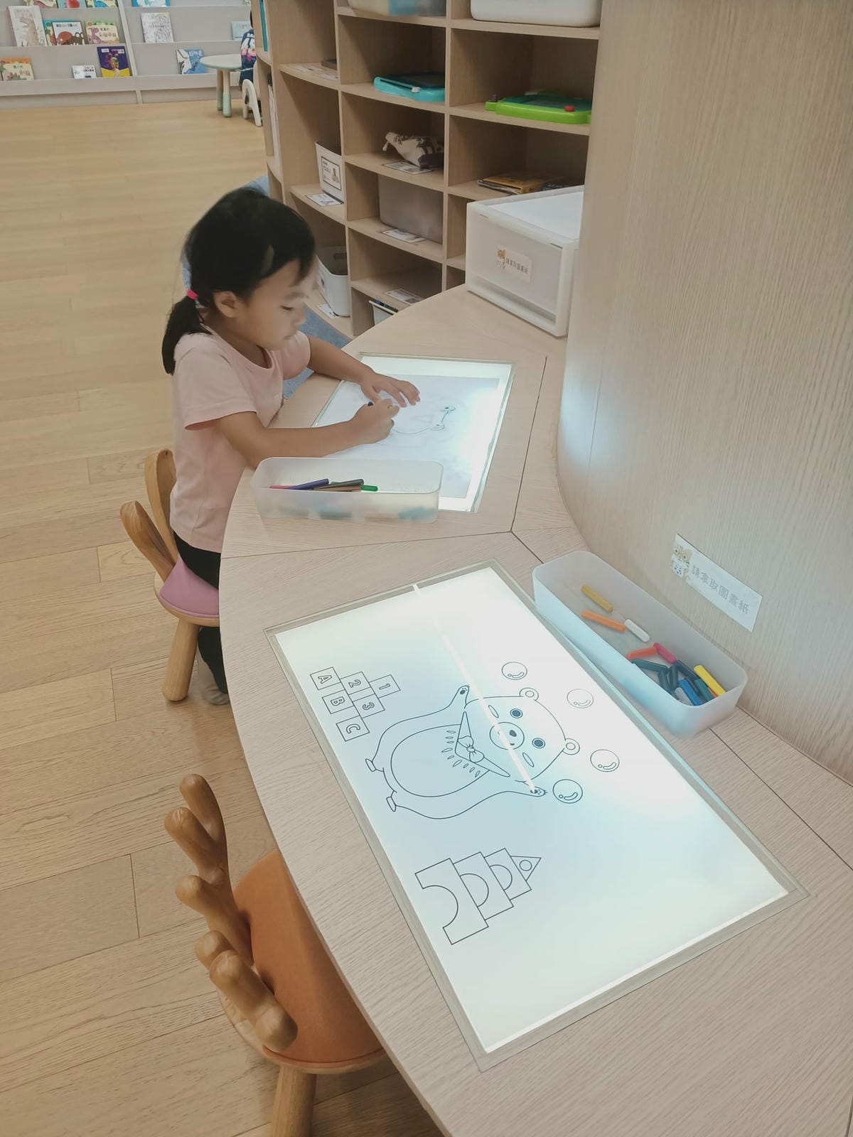 台南市立圖書館新總館-五感探索區-適合六歲以下孩童遊玩