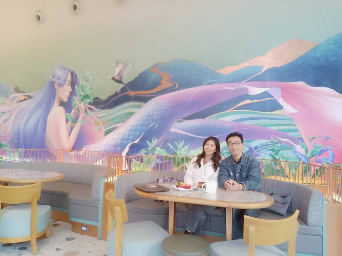 東橋星巴克-超美好拍,變成我們一家子約會好場所